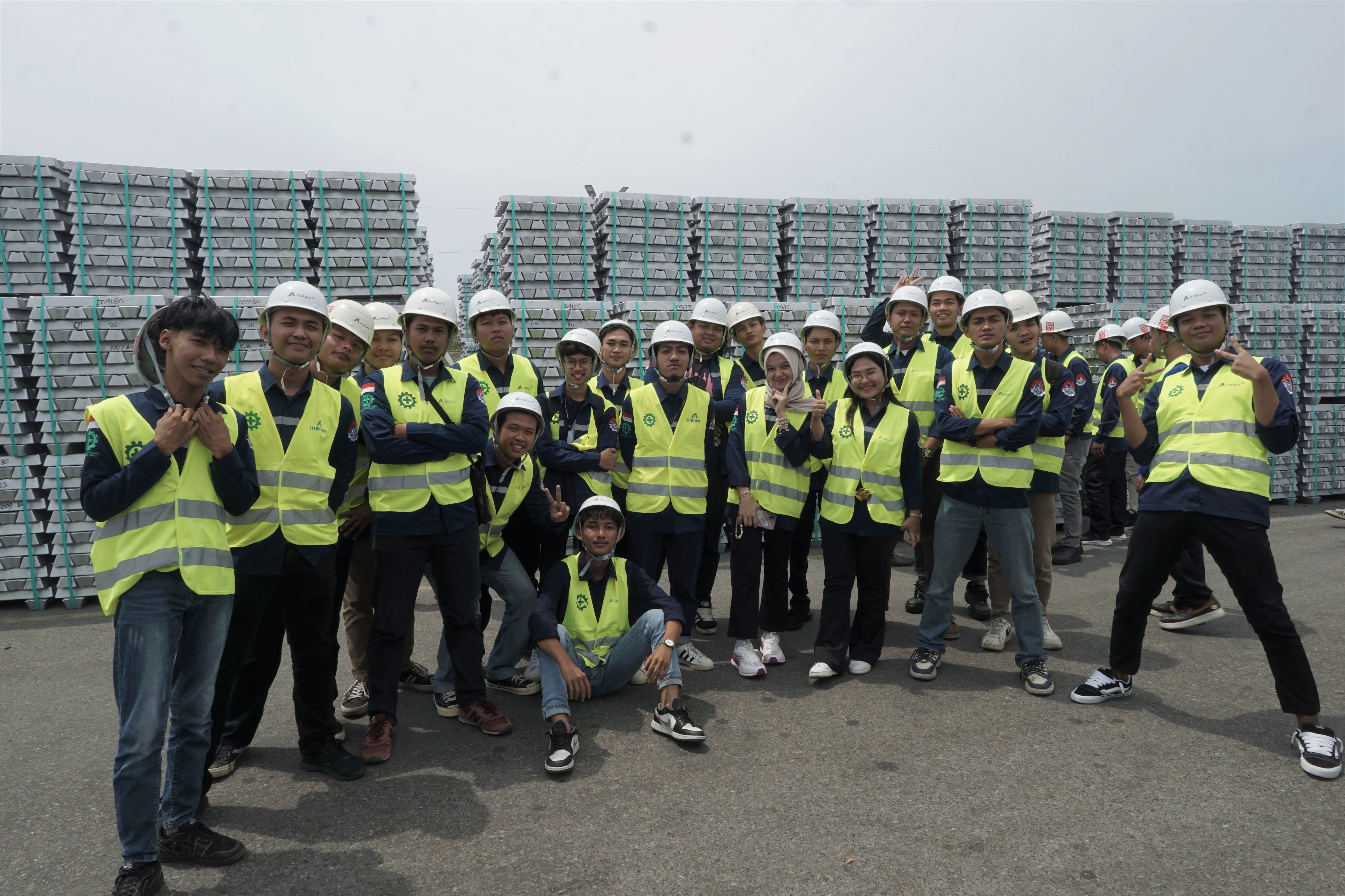 Study Industri Mahasiswa Teknik Industri UPU di PT Inalum, Pelajari Proses Produksi Aluminium